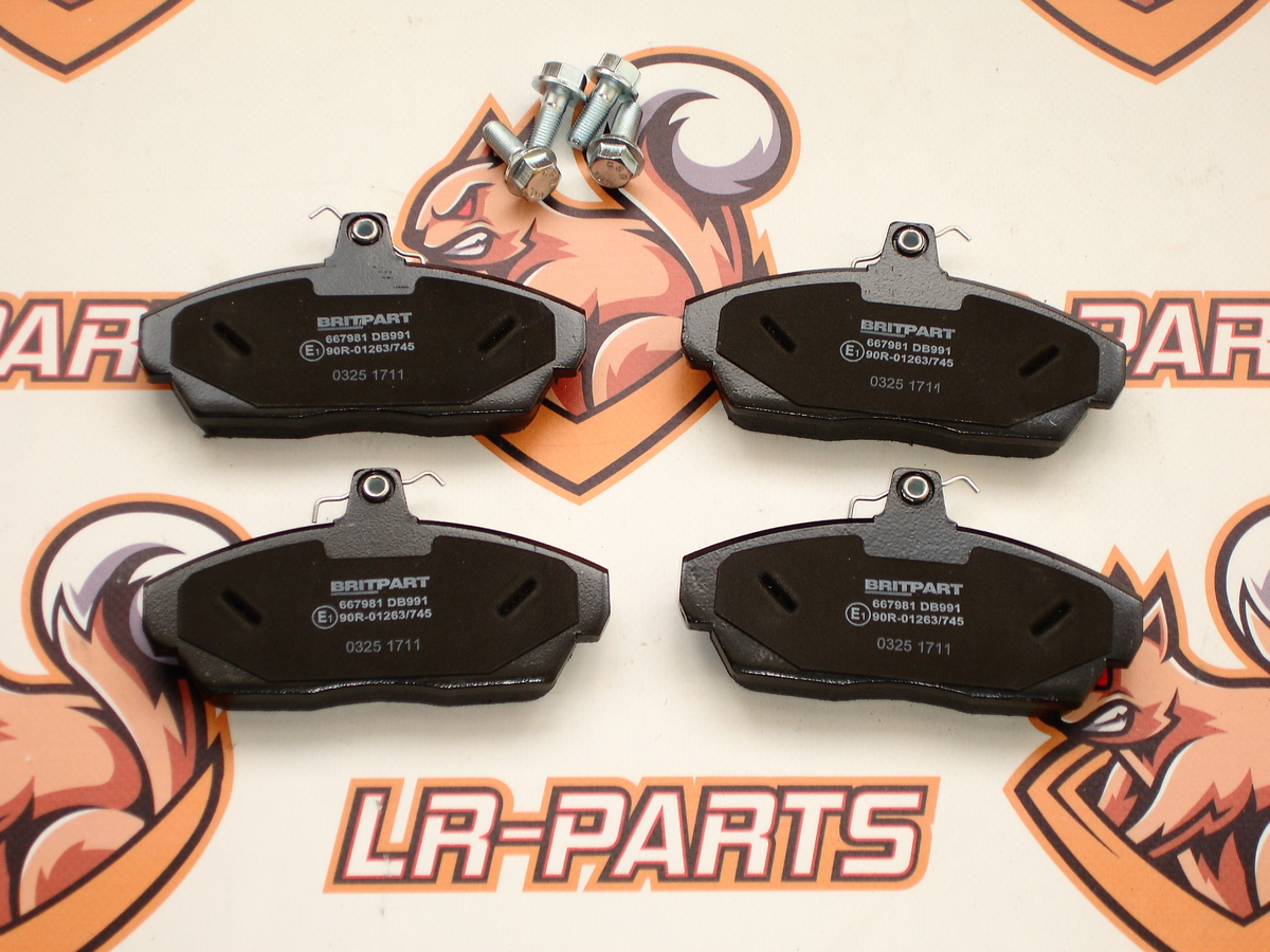 0986424566 Non-ventilated front brake pads for Land Rover Freelander