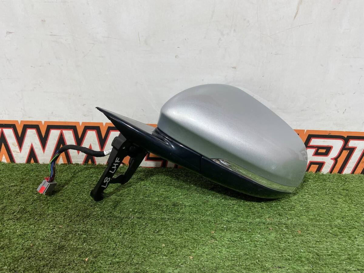 T4K4183 Lusterko zewnętrzne lewe LHD + martwe strefy + antyrefleks 18 pin Jaguar I-Pace X590 (2018-) Używane